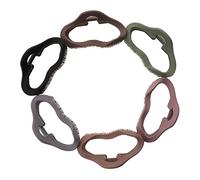 POPETPOP 6 pezzi Pinze Hollow Mollettone Antidanneggio Clip Acconciature per e Opaco