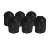 POPETPOP 6 Pezzi Punta in Gomma per Perno di Coda del Violoncello Nero Antiscivolo Facile da Usare Protezione per Pavimento per Pratica e Performance Musicali