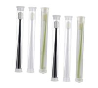 POPETPOP 6 pezzi Spazzolino da Denti Manuale Ultra Morbido per Donne in Gravidanza e Viaggio Setole Extra Sottili Micro Nano Pulizia Delicata per Gengive Sensibili e Uso Quotidiano