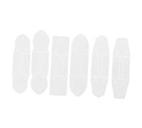 POPETPOP 6 pezzi Template per Foratura Cintura PVC Set per Lavori Pelle Strumento DIY per Fibbia Cintura e Cuoio