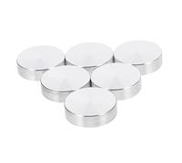 POPETPOP 6 Pezzi torta di alluminio superiore cerchio Accessori da tavolo da tè dischi in alluminio spessi da tavola disco in lega di alluminio disco tondo in alluminio Argento