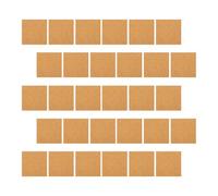 POPETPOP 60 Fogli Quadrati Autoadesivi in Sughero 100X100X1Mm Sottobicchieri e Protezioni per Tavoli Supporti per Lavori Artigianali Fai da Te e Decorazioni Murali Adesivi per Mobili e