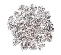 POPETPOP 60 pezzi Charm Pendente in Lega Antica con Cuore per Creazioni Fai da Te Gioielli e Bomboniere Matrimonio Accessori Versatili per Collane e Orecchini