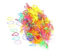 POPETPOP 600Pezzi Mini per Cavallo Colorati Ovali Elasticizzati per Acconciature Facili Usare e Versatili per Code Cavallo