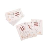 POPETPOP 64pezzi Carte i Ching Completo di Carte Divinatorie con Guida Design Monete Cinesi per Introspezione Spirituale e Meditazione