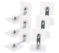 POPETPOP 6Pezzi Adesive Antiribaltamento per Sicurezza Fissaggi per Armadi Scaffali e Comodini Installazione Facile