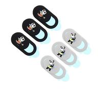 POPETPOP 6pezzi Copri Webcam Scorrevole per Computer Desktop Laptop e Tablet Motivo Panda Anti-sbirciatina Protezione Privacy