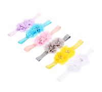 POPETPOP 6pezzi Elastici Per Capelli Elastiche Per Ragazzo Ragazza Ragazza Fasce Per Capelli Per Ragazzo Per Banchetto Dei Cento Giorni Shower Compleanno e Altre Occasioni Speciali