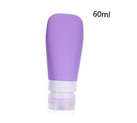 POPETPOP 6pezzi Flacone Cosmetico da Viaggio Contenitori per Lozioni in Silicone Flaconi da Viaggio Portatili di Flaconi Vuoti Separati Rosa Grigio Blu Lago Bianco Grigio Verde