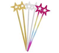 POPETPOP 6pezzi Forma Di Stella Bastoncini Magici Per Ragazzo Ragazza Oggetti Di Scena Per Spettacoli Teatrali Per Ragazzo Decorazioni Per Feste Di Fate Giocattoli Bastoncini
