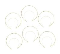 POPETPOP 6pezzi in Metallo Per Capelli Cercechio Tiara Aureola d Angelo Cercechietti Artigianali Per Donna Cercechio Da Matrimonio Cercechietti in Metallo
