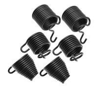 POPETPOP 6Pezzi Pneumatic Shovel Chisel Spring, Air Chisel Spring Retainer, Acciaio Nero, per, Durevole, 6 Pezzi