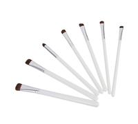 POPETPOP 7 pezzi Pennelli Occhi Professionali per Trucco Morbidi Setole in Piccolo Formato Strumenti di Bellezza per Applicazione Polveri e Sfumature Precise per Make-up Femminile