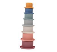 POPETPOP 7 Tazze Colorate Impilabili per Educativo per Bagno La e La Manualità Del Tuo Durante Bagnetto
