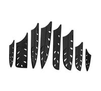 POPETPOP 8 pezzi Guaine Protettive per Coltelli da Cucina in Plastica Custodia Antiscivolo per Filo Copri Coltello Resistente per Protezione e Conservazione Adatto Coltelli Orizzontali e