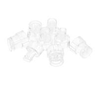 POPETPOP 8 Pezzi Ricambi per Macchina per Viso Testine di Pulizia Piccole Bolle in Plastica, Accessori Pratici che Non Danneggiano la Pelle per Ossigenoterapia e Skincare