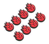 POPETPOP 8 Pezzi Smorzatore per Racchetta Tennis, Forma Ciambella | Facile da Installare, Comfort Sul Braccio, per Squash e Tennis, Adatto a Principianti e Club