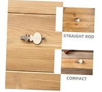 POPETPOP 8 Pezzi Ukulele Tuning Pegs With Straight Rod Design Knobs For Precise String Adjustment Comfortable Small Round Handles Easy Installation For Folk And Soprano Models