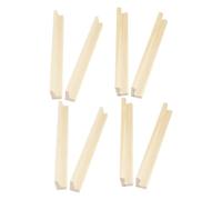 POPETPOP 8 Vassoi in Legno per Domino e Esposizione Lettere Supporti Resistenti e Lisci per Carte e Decorazioni Creative Facili da Usare e Adatti Persone con Artrite