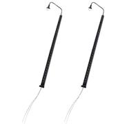 POPETPOP 87 in ABS e Metallo Set 2 Pezzi Luce Bianca per Layout Trenini Decorazione Paesaggio Tavolo di Sabbia Micro Lampada Segnalazione Ferroviaria