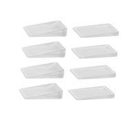POPETPOP 8Pezzi Fermaporta PVC Antiscivolo Spessori Livellamento per Cuneo per Domestica Adatto per Porte e Materiale Flessibile e Resistente