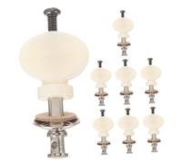 POPETPOP 8pezzi Piroli per Ukulele ad Asta Dritta Accessori per Accordatura Impugnatura Ergonomica e Tecnica di Produzione Avanzata per Prestazioni Stabili e Ampia Compatibilità Modelli