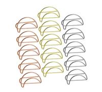 POPETPOP 90 Pezzi Clip Metallo Multifunzione Segnalibri e Fermagli per Libri Documenti e Planner per Studenti e Ufficio Decorativo Oro e Argento