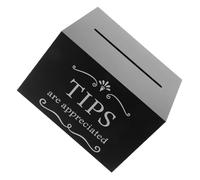 POPETPOP Acrylic Suggestion Box with Lock Contenitore Per Donazioni e Mance Scatola Per Raccolta Di Suggerimenti Sicura e Trasparente Per Ristoranti e Bar