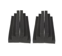 POPETPOP Acustici in per Fonoassorbenti a Cuneo per Isolamento 4 Fonoassorbenti per Studio e Ktv Materiale Fonoisolante Nero
