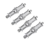 POPETPOP Adattatore Da 1/4 a 3/8 in Acciaio Resistente Set 4 Pezzi Per Fotocamere, Treppiedi e Luci Professionali, Compatto e Leggero Per Viaggi, Vlog e Interviste