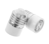 POPETPOP Adattatore Portalampada 2 Pezzi E27 a MR16 in Rame e Materiale Ceramico per Conversione Portalampada, Adatto per Uso Domestico e Ufficio