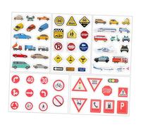POPETPOP Adesivi Stradali e in Carta Rimovibile per Decorazioni Murali e Veicoli Colori e Resistenza Lungo Termine per Auto Laptop e Educazione alla Sicurezza