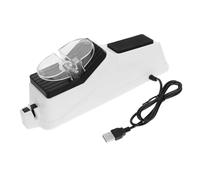 POPETPOP Affilacoltelli Elettrico Ergonomico per Cucina Utensile Affilatore per e Design e Alimentato Tramite USB per Chef e Utilizzo