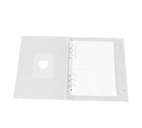 POPETPOP Album Fotografico Portatile A5 Satinato Copertina Resistente Raccoglitore Multifunzione per Foto 3 Istantanee e Carte d'Identità Organizer Pratico per Tessere e Immagini