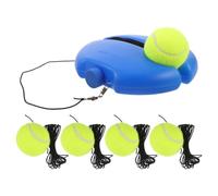 POPETPOP Allenatore di Rimbalzo Tennis con Base Zavorrata, Plastica | Pratica Individuale, Corda Elastica ad Alta Reattività, Precisione del Colpo, Giardino
