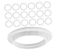 POPETPOP Anello Ricambio per Paralume E27 Adattatore per Lampade Kit da 20 Pezzi Facile Installazione e Alta Stabilità Compatibile Lampade da Tavolo e Lampadari