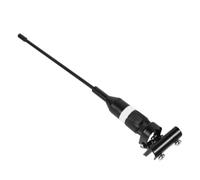 POPETPOP Antenna Decorativa per Cofano Auto 9,3 Pollici Nera | Montaggio a Clip con Vite, Finitura in Metallo Riflettente, per Supporto Tetto Suv e Veicoli