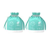 POPETPOP Asciugamani Monouso Per Viso in Cotone 2 Pezzi 40 Fogli Salviette Struccanti e Detergenti Per Pulizia Viso Asciutte e Umidificate Per Uso Quotidiano e Rimozione Make-up