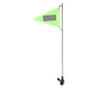 POPETPOP Asta per Bandiera di Sicurezza per Veicoli da Golf, Riflettente | Estremità Rotonda, Supporto Stabile, Acciaio Inossidabile, Uso per Eventi e Rimorchio, Verde Chiaro