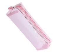POPETPOP Astuccio Portapenne Trasparente in Nylon Porta Penne Leggero e Portatile Per Studenti e Chiavi