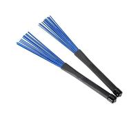 POPETPOP Bacchette Batteria Manico Estensibile in Nylon Blu Coppia Per Batteristi Jazz e Rock
