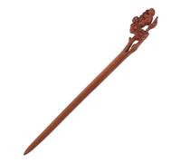 POPETPOP Bacchette per Chioma Stili multipli in Legno di Pesco Stile Retrò Leggere e Confortevoli per Donna, per Acconciature Eleganti come Raccolti e Uscite Serali
