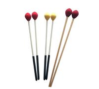 POPETPOP Bacchette Per Marimba in Legno Robusto Con Mazzuolo in Gomma Per Strumenti Musicali Di Percussioni Aggiuntiva Per Musicisti Legno Compresso Ad Alta Densità