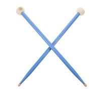 POPETPOP Bacchette Per Timpano Acero Bacchette Doppia Estremità Per Rullanti Per Tamburi in Per Timpani Doppia Testa Accessorio Per Strumenti Percussione