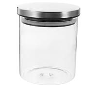 POPETPOP Barattol Vetro Coperchio Contenitore Ermetico per Alimenti Secchi Come tè Cereali Noci ECC per Conservazione Casa Cucina