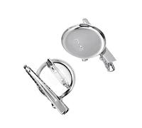 POPETPOP Base Per Spilla Fai Da Te 100 Pezzi Con Clip in Ferro 2 Cm Supporto Per Creazione Spille Personalizzate Accessori Per Gioielli Artigianali Da Indossare Su Cappotti e Maglioni