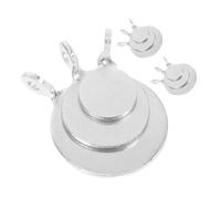 POPETPOP Bersagli da Tiro in Acciaio al Manganese Set 18 Pezzi 3 Dimensioni 2-3-4 Cm per Allenamento Tiro L’Arco e Pratica di Precisione Indoor e Outdoor