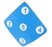 POPETPOP Bersaglio da Scherma in Gomma Leggero e Doppia Faccia Piatto da Allenamento Portatile per Precisione e Pratica Outdoor Design Pratico e Sicuro per Migliorare la Tecnica