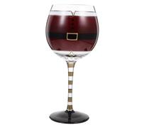 POPETPOP Bicchiere da Vino Tema Natalizio con Design Unico Cocktail Decorativo per Feste Vetro da Bar per Tavole e Regali