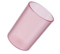 POPETPOP Bicchiere Trasparente in Plastica per Bagno Multiuso, Tazza per Spazzolino e Bevande, Resistente e Non Poroso, Adatto e Adulti
